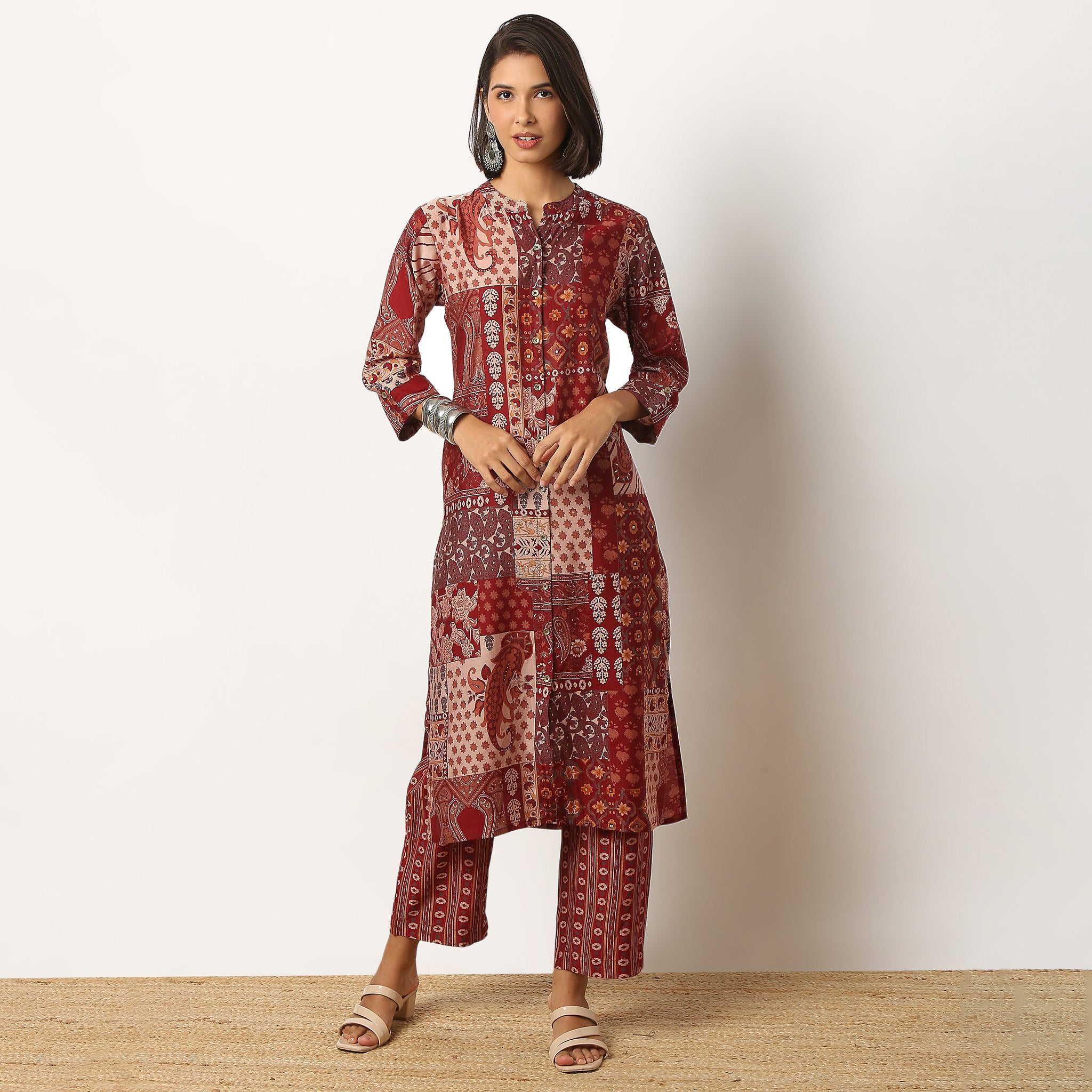 Viscose Muslin Printed Kurta Set