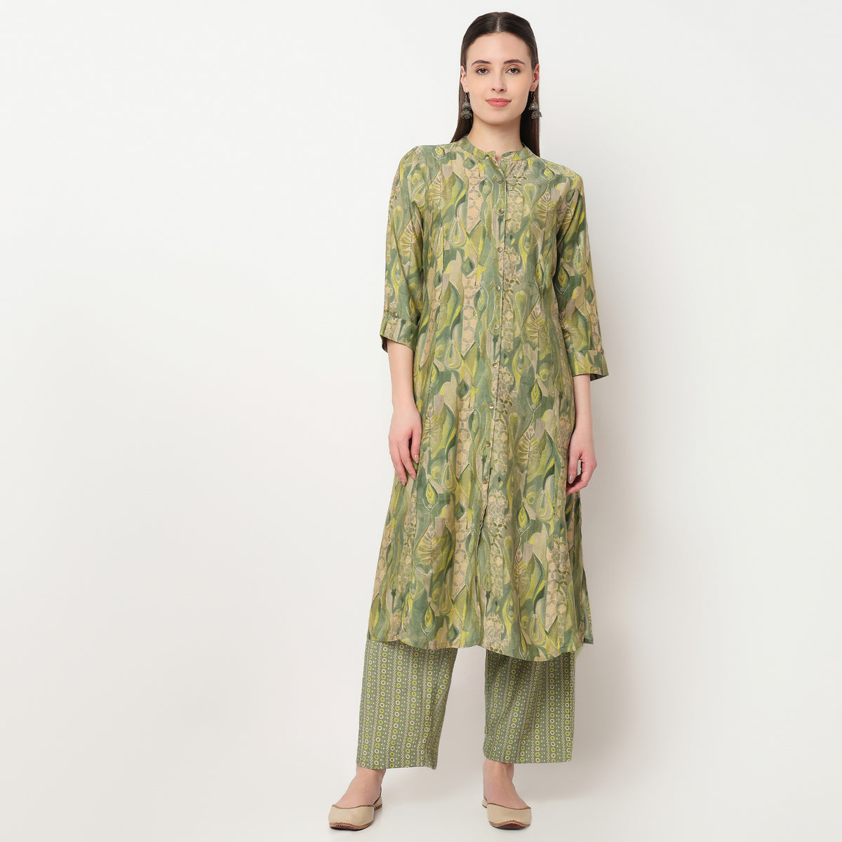 Printed Kurta and Pant Set