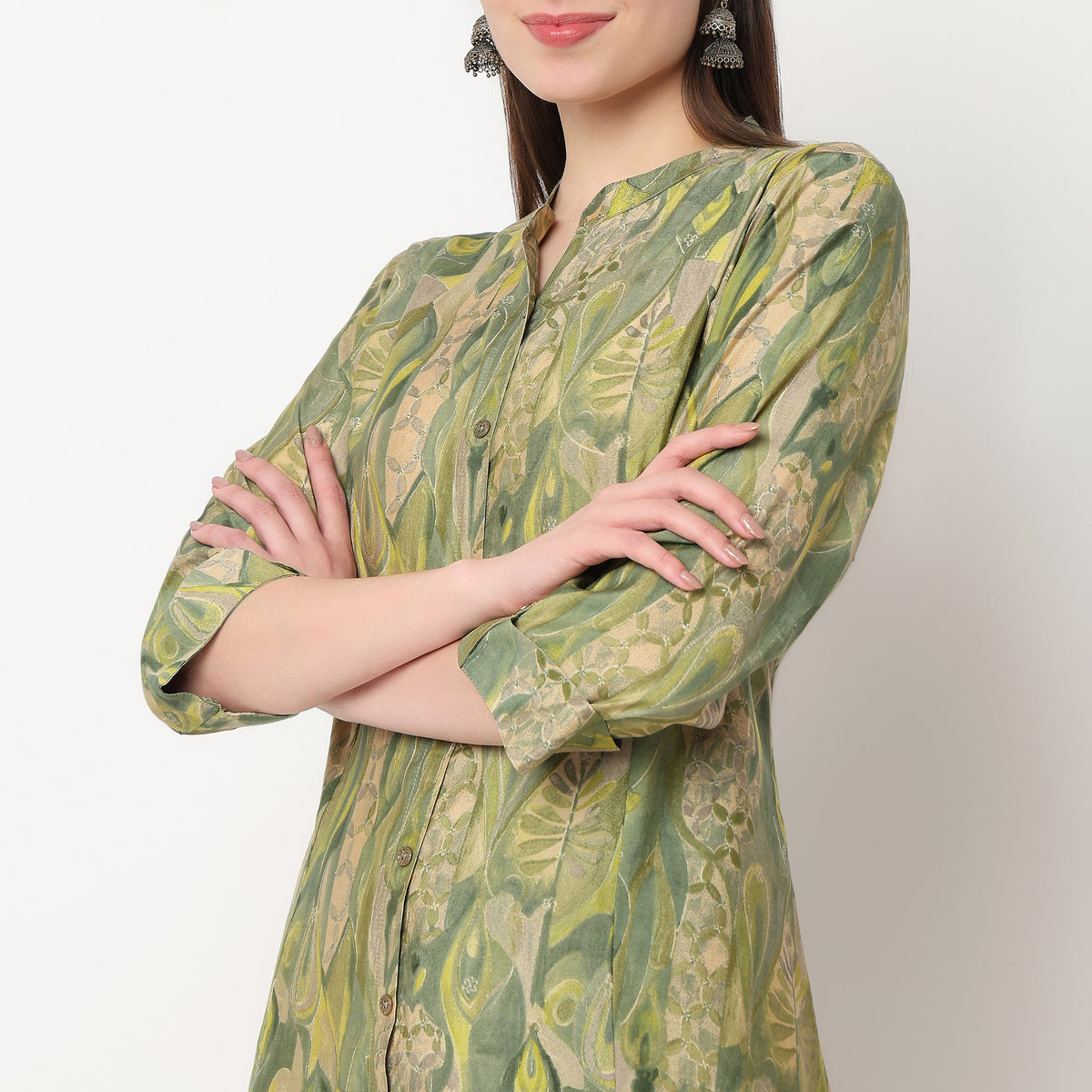 Printed Kurta and Pant Set