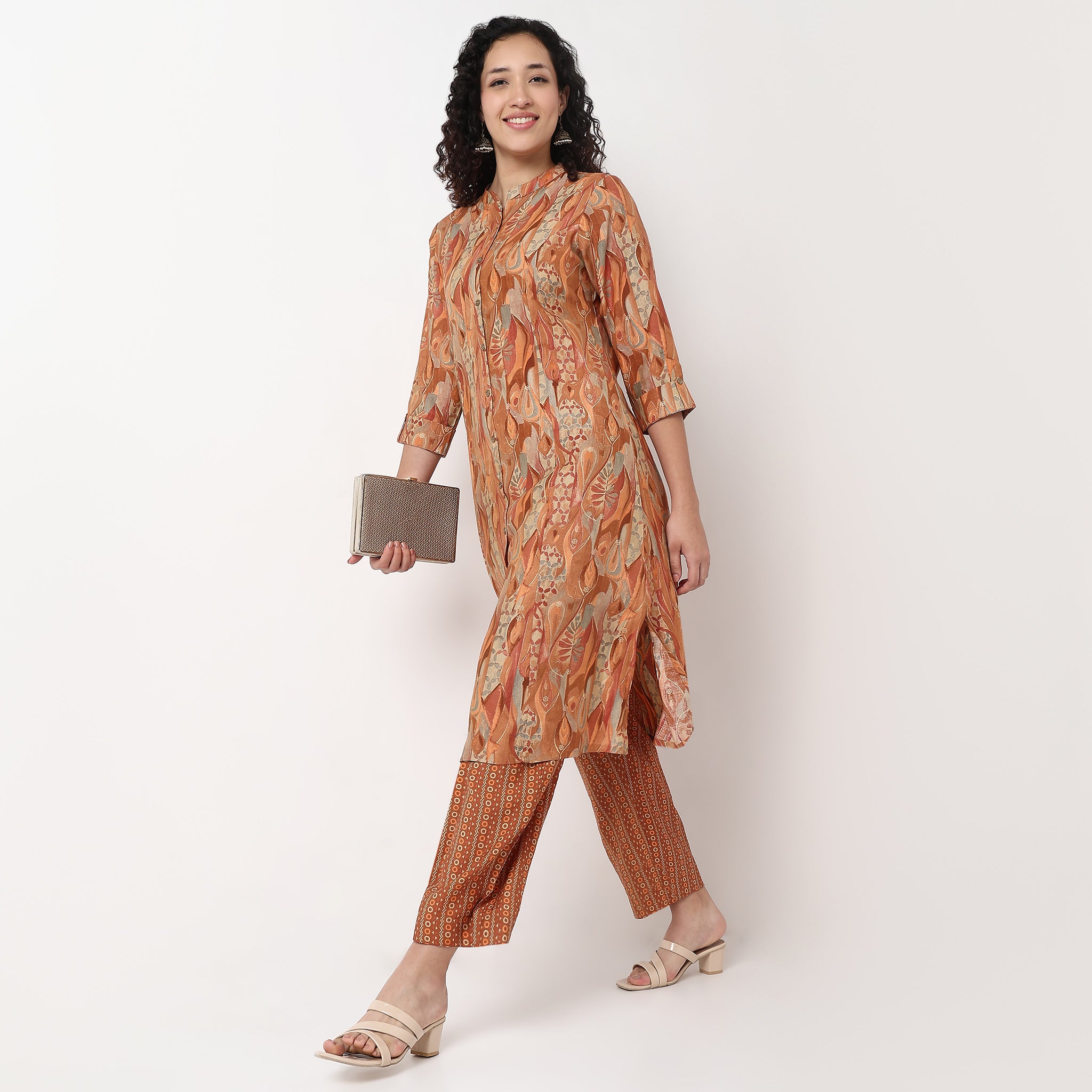 Printed Kurta and Pant Set