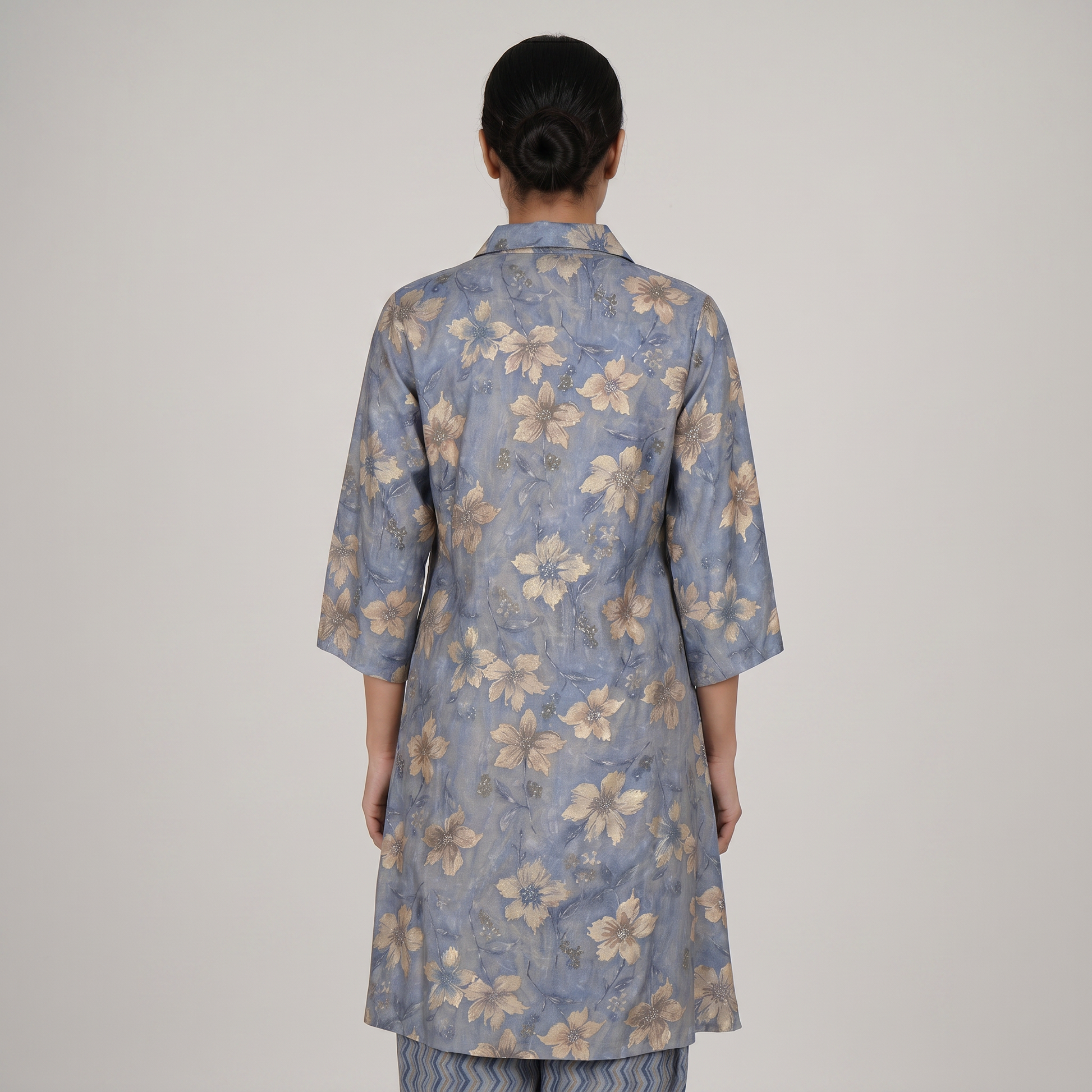 Printed Straight Kurta with Pant Set