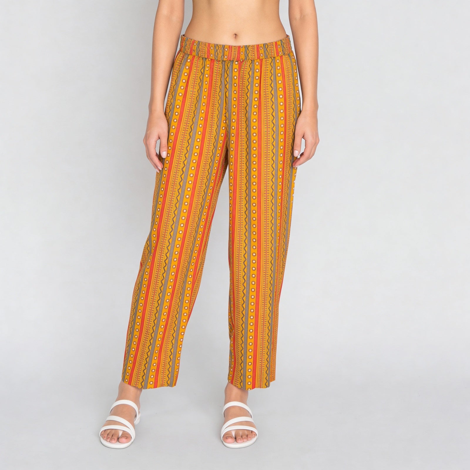 Viscose Muslin Printed Three-Fourth Sleeve Kurta with Pant Set