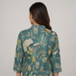 Printed V-Neck Kurta with Pant Set