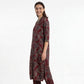 Printed V-Neck Straight Kurta with Pant Set