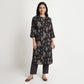 Printed Flared Kurta with Pant Set