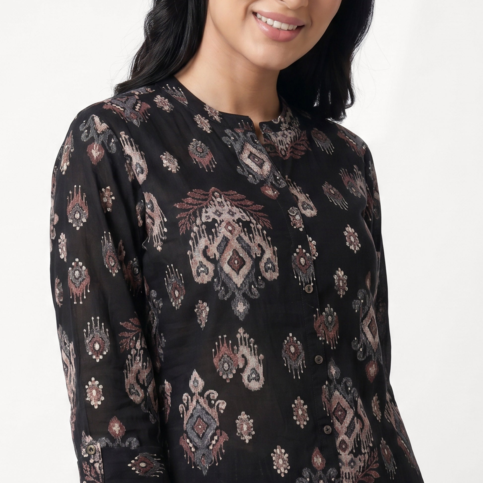Printed Flared Kurta with Pant Set
