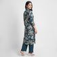 Printed V-Neck Flared Ethnic Sets