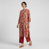 Printed Flared Kurta with Pant Set