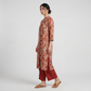 Printed Flared Kurta with Pant Set