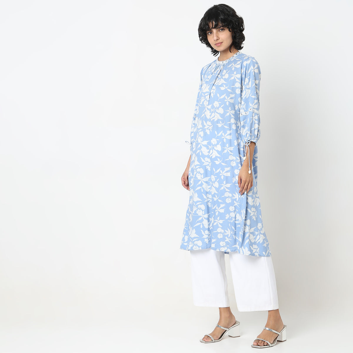 Straight Fit Printed Kurta