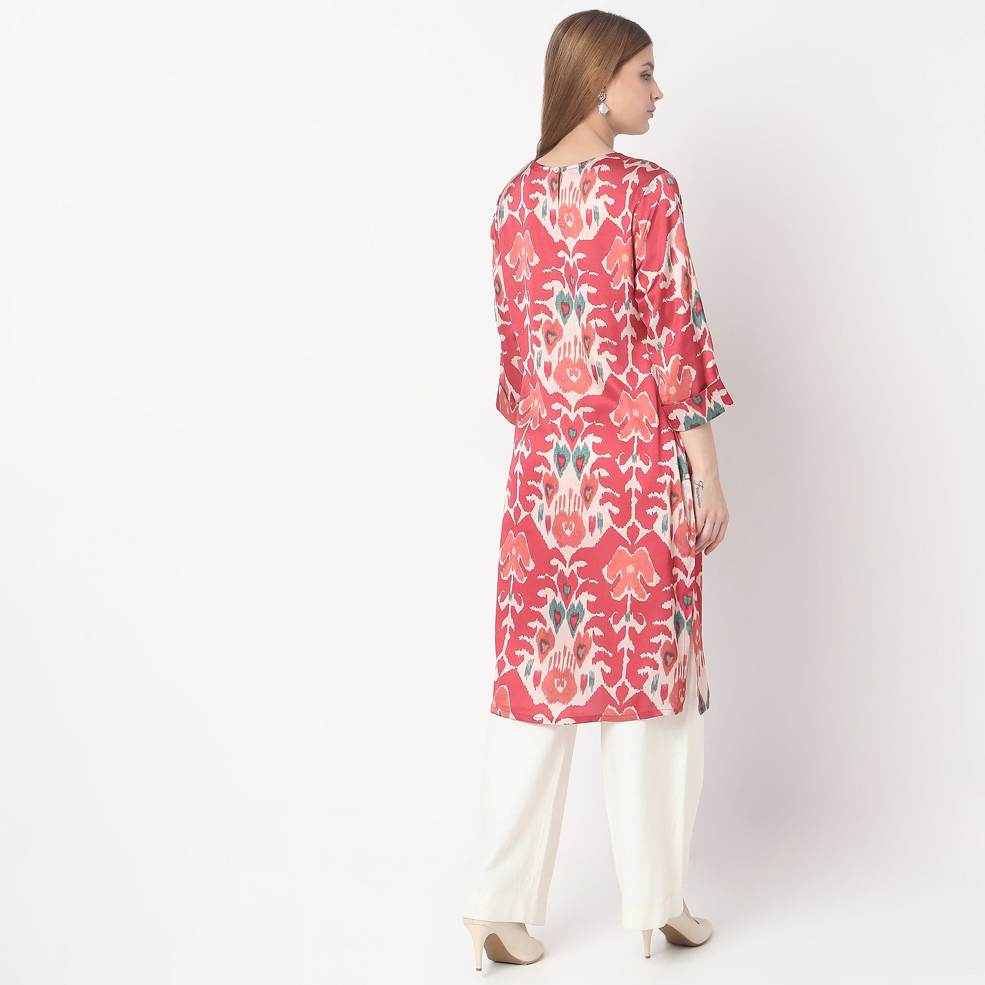 Flare Fit Printed Kurta