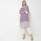 Straight Fit Printed Kurta
