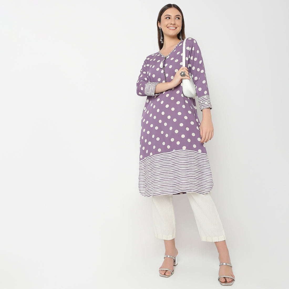 Straight Fit Printed Kurta