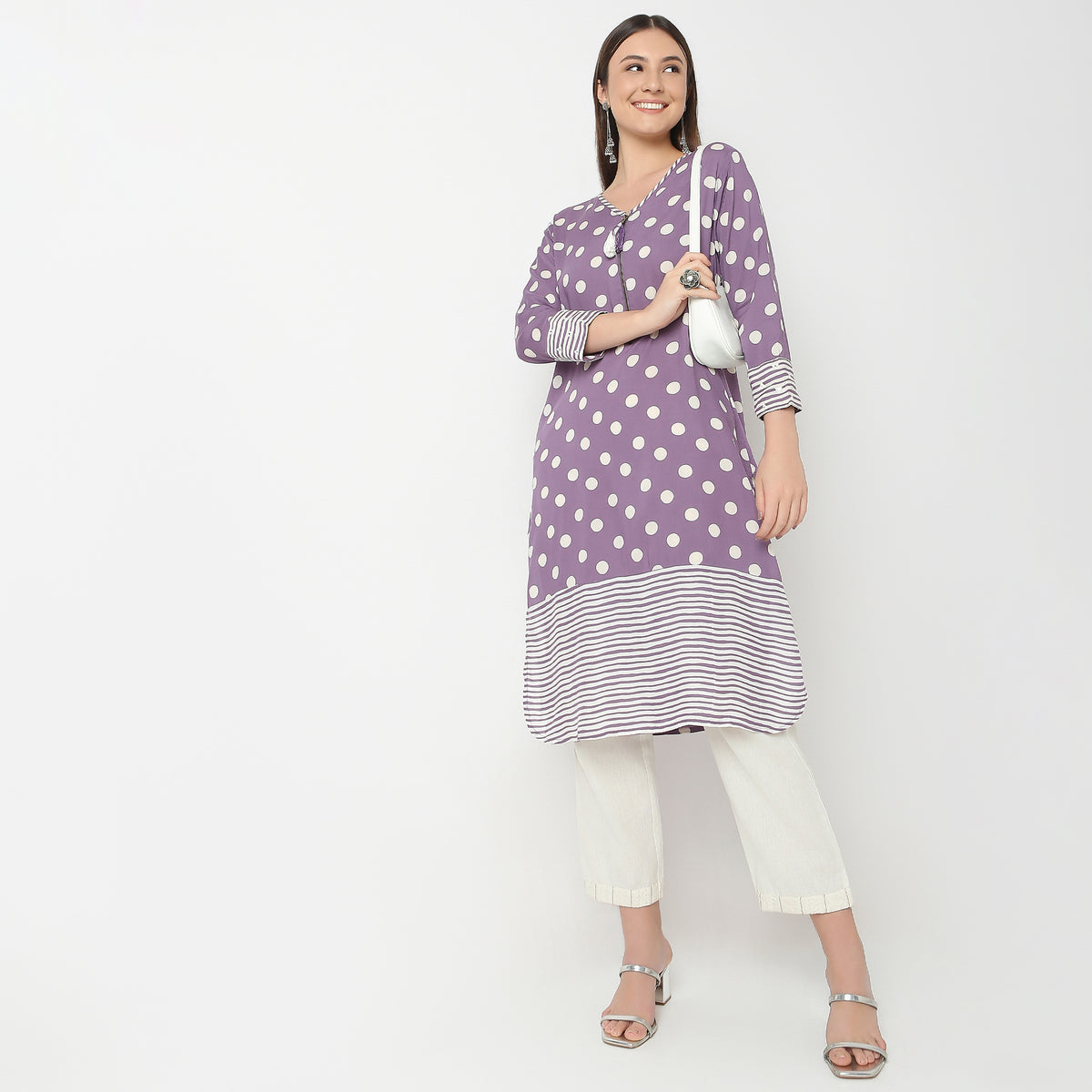 Straight Fit Printed Kurta