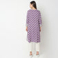 Straight Fit Printed Kurta