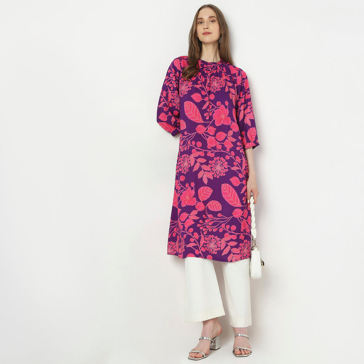 Flare Fit Printed Kurta