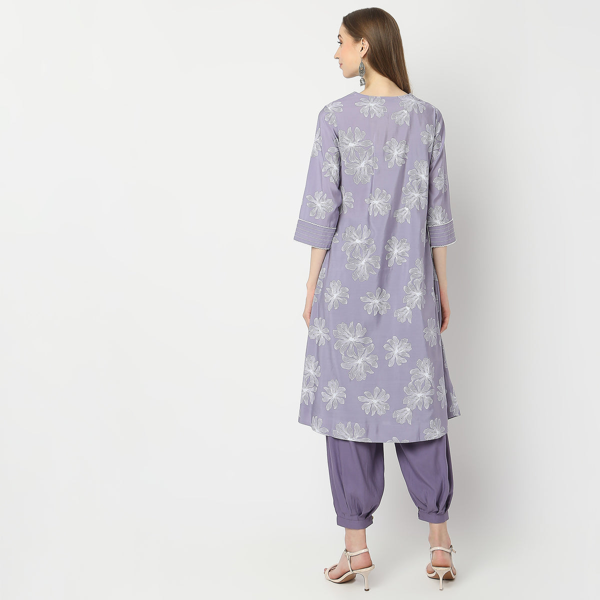 Flare Fit Printed Kurta