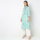 Flare Fit Printed Kurta