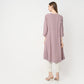 Flare Fit Embroidered Kurta