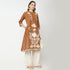 Flare Fit Printed Band Neck Kurta