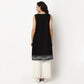 Buy Women Flare Fit Solid Sleeveless Kurta  - Style Union