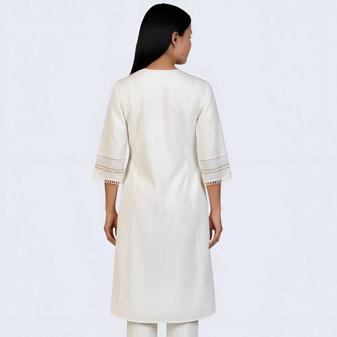 Embroidered Flared Kurta
