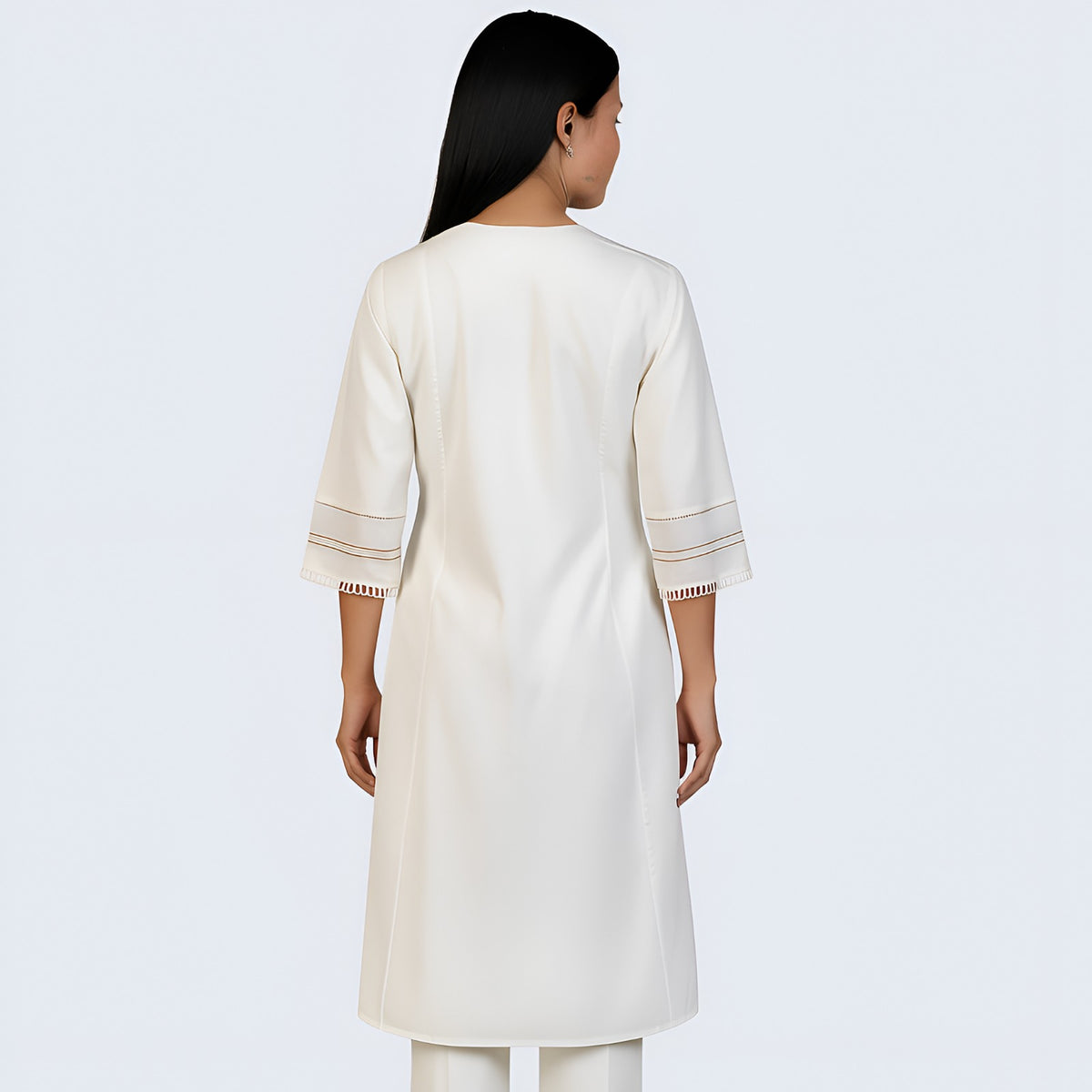 Embroidered Flared Kurta