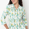 Cotton Printed Flared Kurta