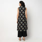 Buy Women Straight Fit Printed Sleeveless Kurta  - Style Union