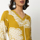 Buy Women Straight Fit Printed Three-Fourth Sleeve Kurta  - Style Union