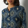 Buy Women Straight Fit Printed Three-Fourth Sleeve Kurta  - Style Union