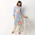 Buy Women Straight Fit Digital Printed Three-Fourth Sleeve Kurta  - Style Union
