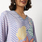 Buy Women Straight Fit Digital Printed Three-Fourth Sleeve Kurta  - Style Union
