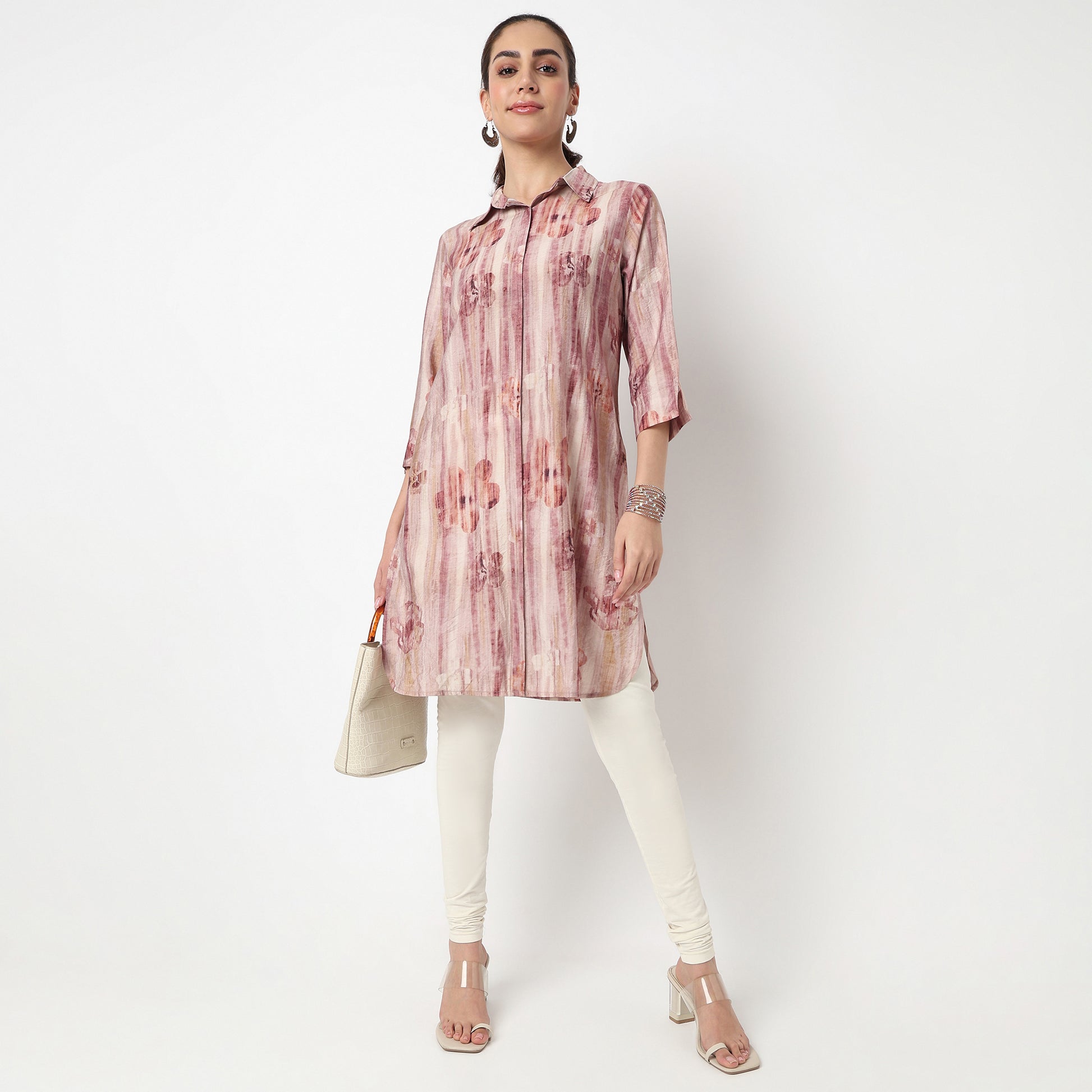 Printed A-Line Kurta