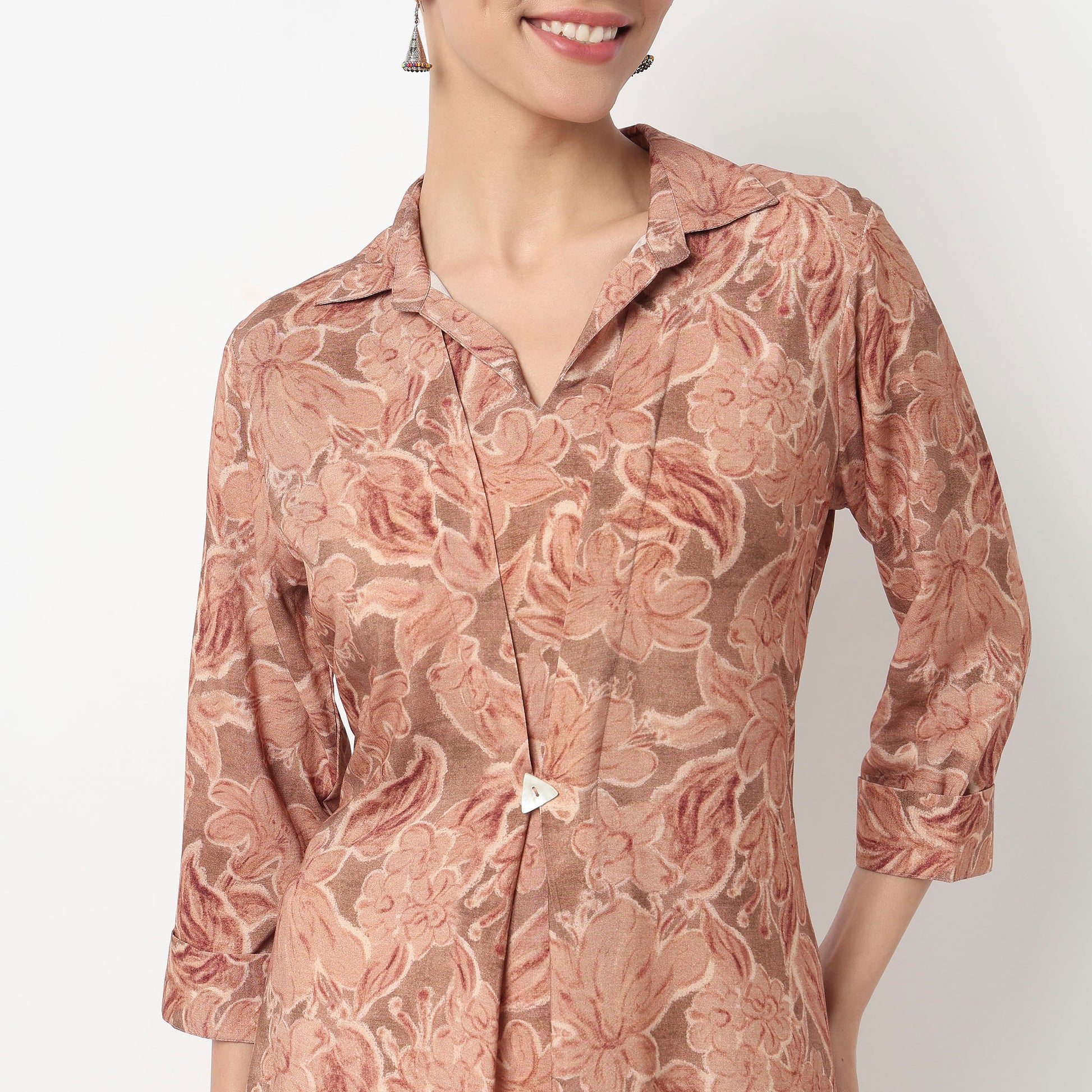 Printed A-Line Kurta