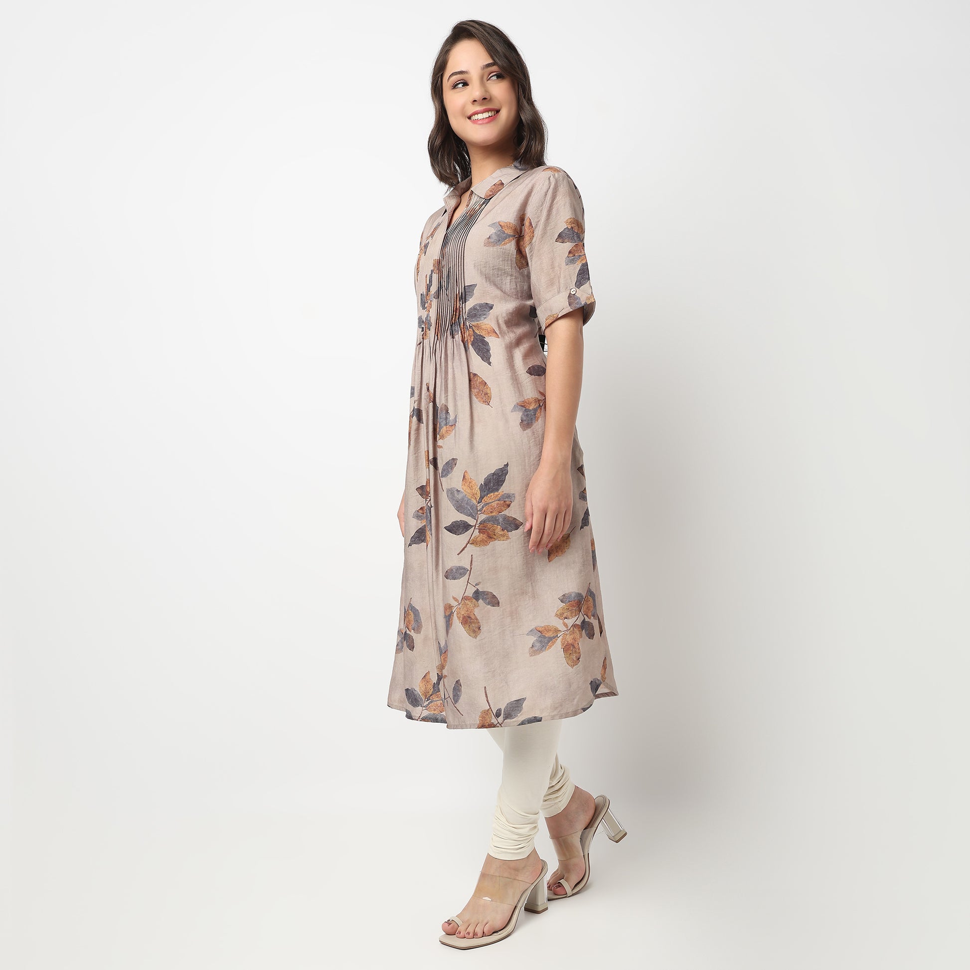 Printed A-Line Kurta