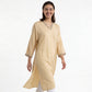 V-Neck A-Line Straight Kurta