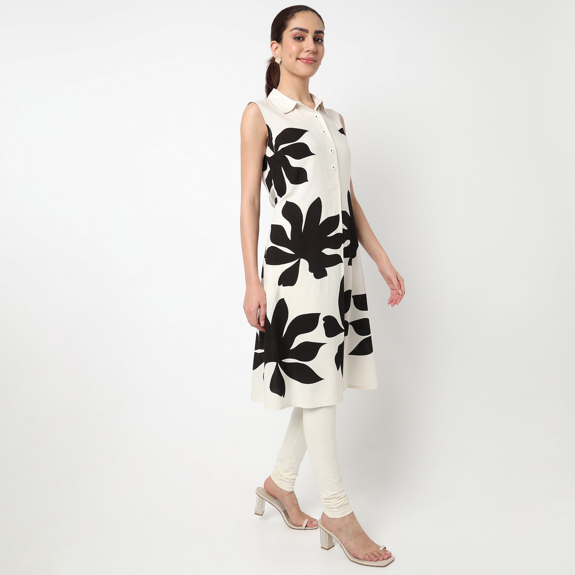 Printed A-Line Kurta