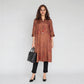 Printed Collar A-Line Flared Kurta