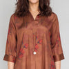 Printed Collar A-Line Flared Kurta