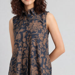 Printed A-Line Straight Kurta