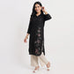 Solid Shirt Collar Straight Kurta