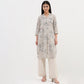 Woven Printed Straight Kurta