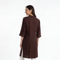 Printed V-Neck Straight Kurta