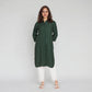 Viscose Solid Three-Fourth Sleeve Kurta