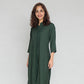 Viscose Solid Three-Fourth Sleeve Kurta