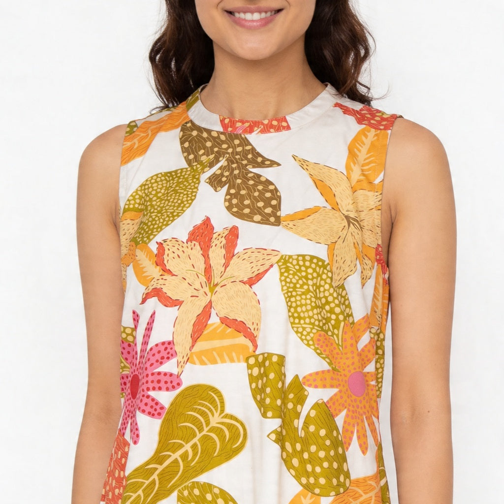 Printed A-Line Straight Kurta