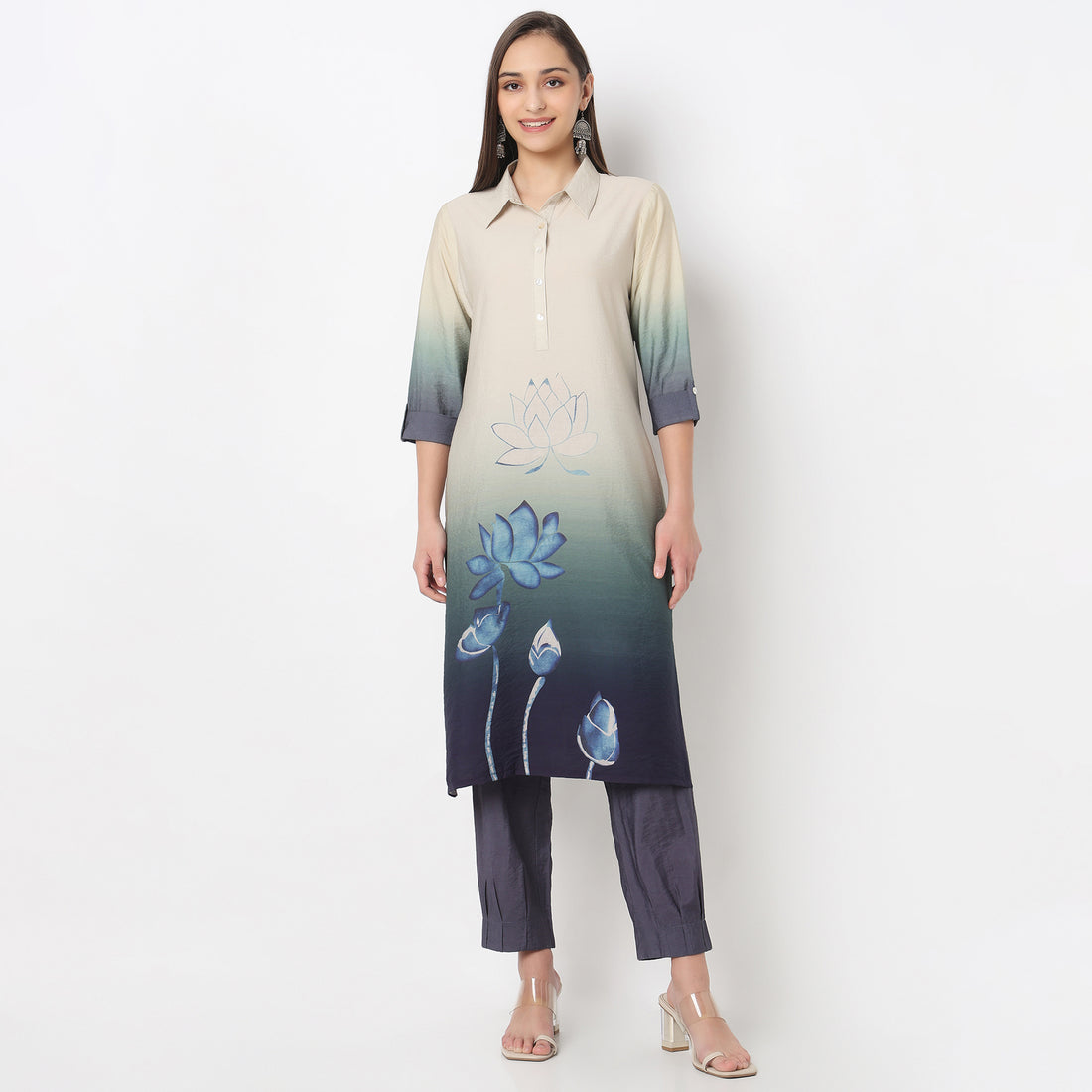 Printed Straight Kurta