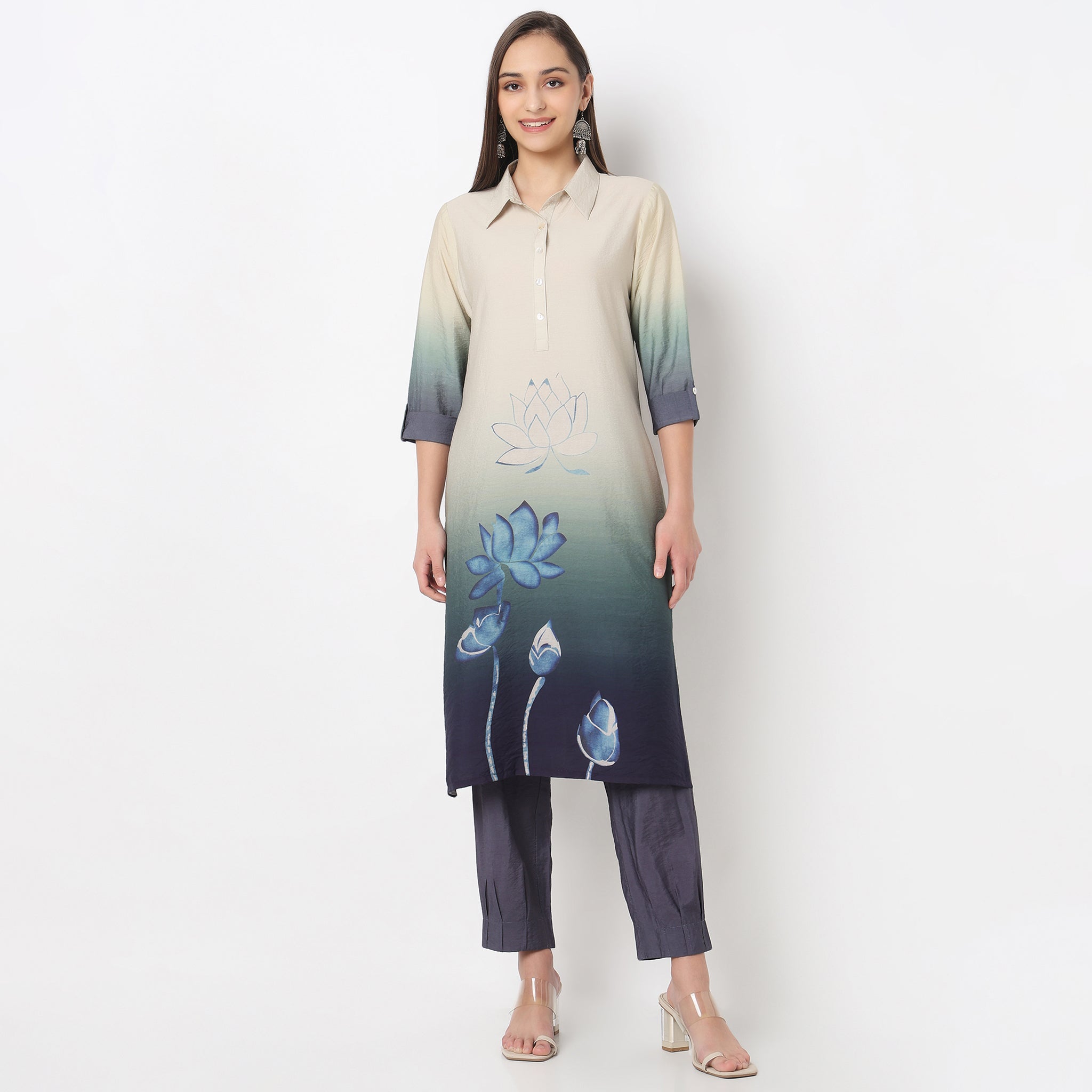Printed Straight Kurta