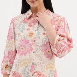 Woven Printed Straight Kurta